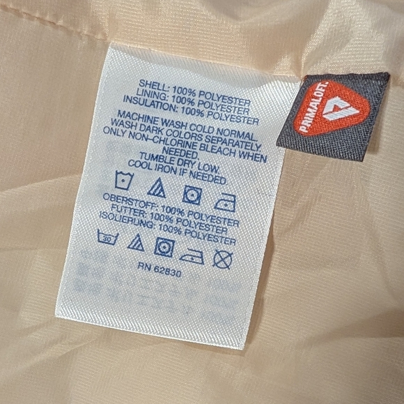 Lands End Women’s Quilted Floral PrimaLoft Jacket Size Medium - Picture 6 of 10